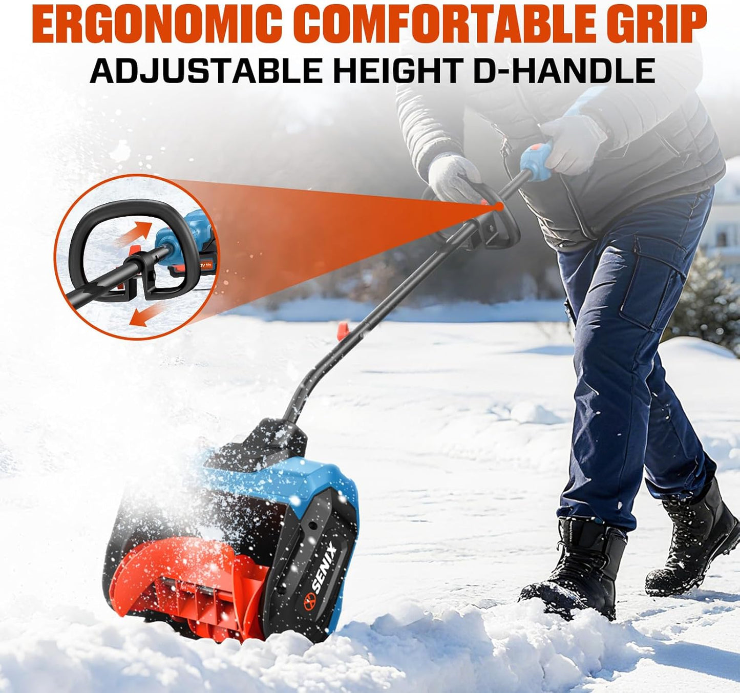 Effortless Cordless Snow Shovel