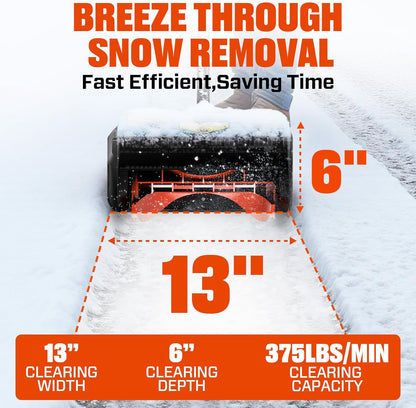 Effortless Cordless Snow Shovel