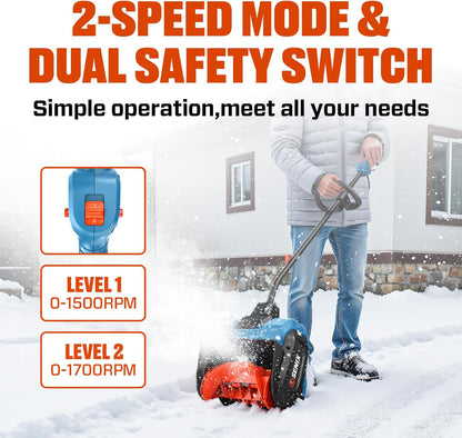 Effortless Cordless Snow Shovel