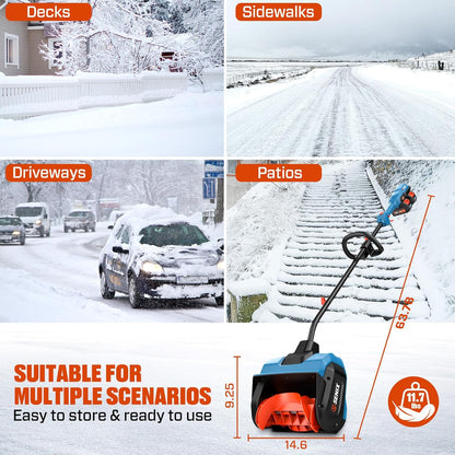 Effortless Cordless Snow Shovel
