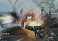 Fire staff on Origins (BO2) - Original Painting