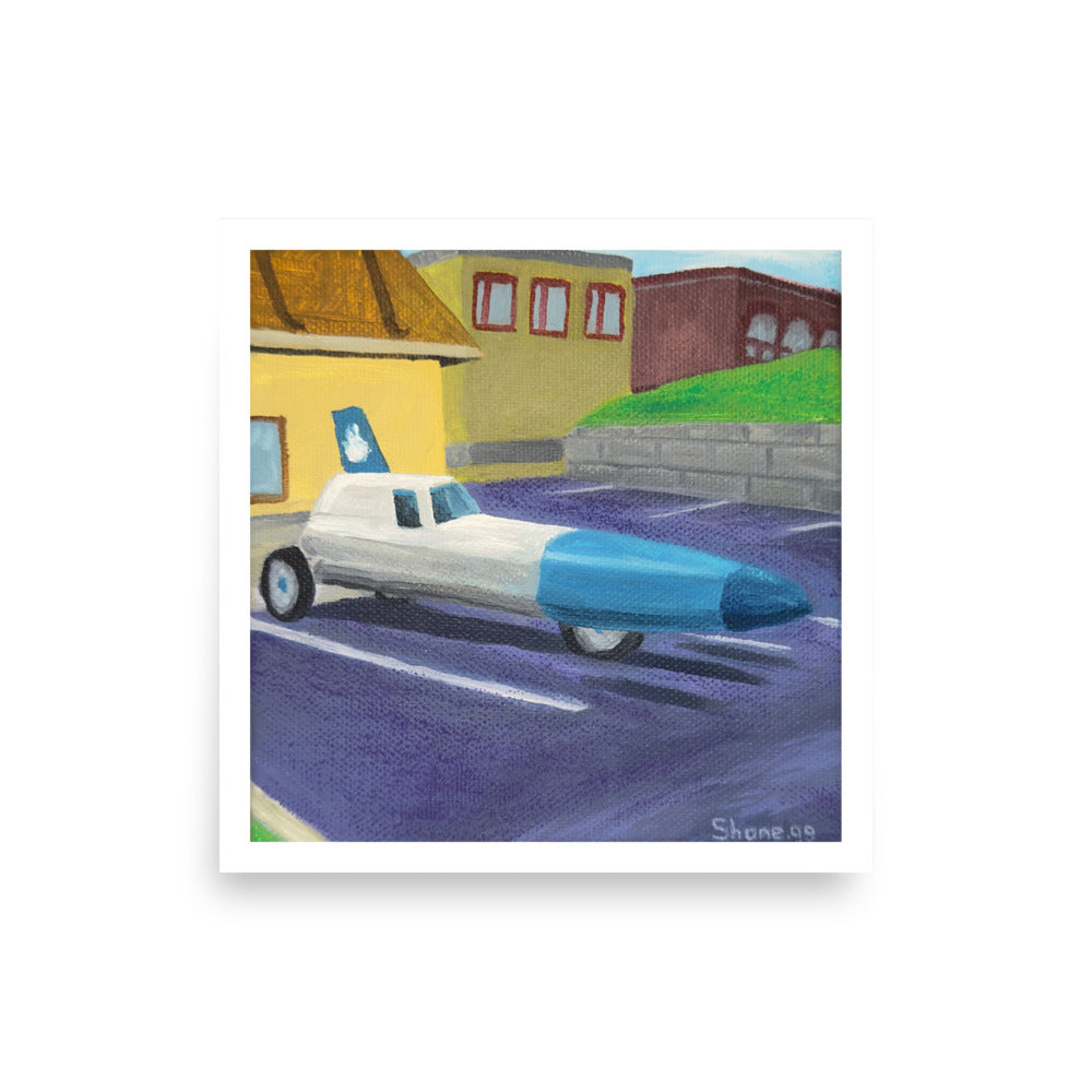 Rocket Car (The Simpsons: Hit & Run) - Poster Print