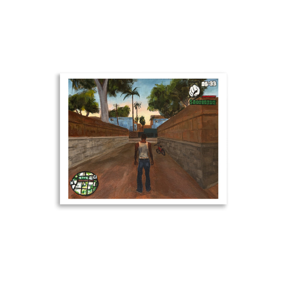 Here we go again (San Andreas) - Poster Print