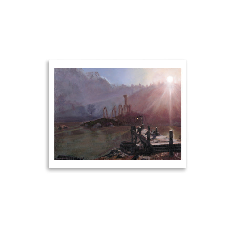 Leaving the Sewers (Oblivion Remastered) - Poster Print