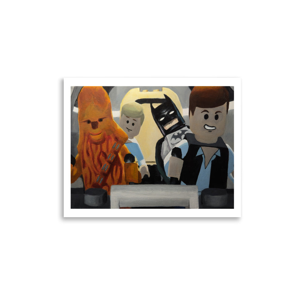 Gate-crasher (LEGO) - Poster Print