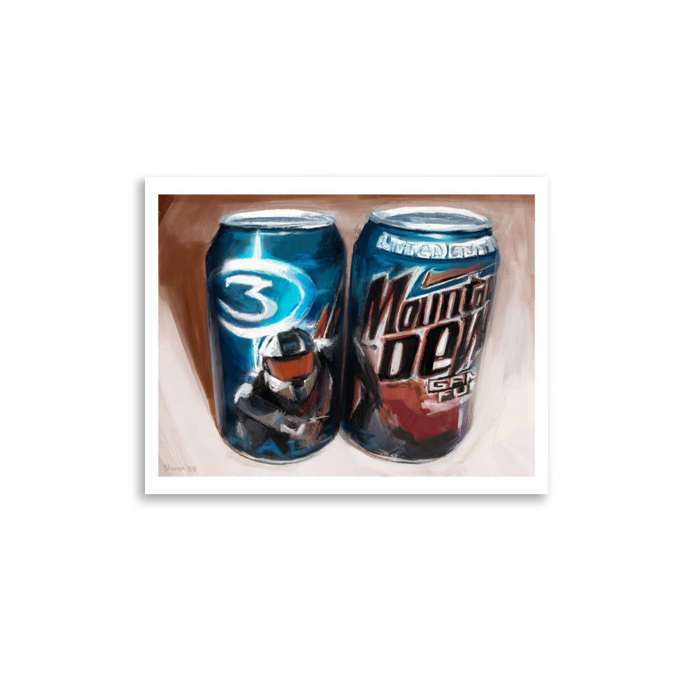 Master Chief x Mountain Dew - Poster Print