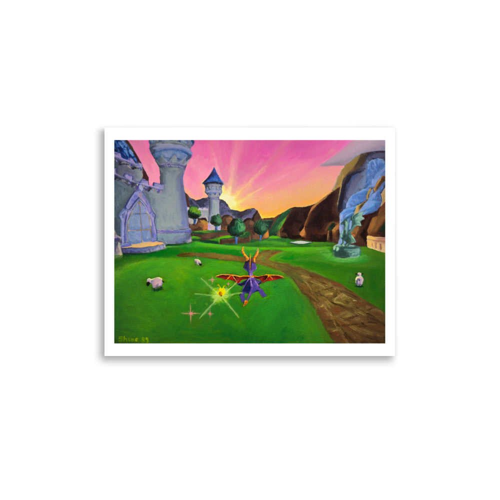 Spyro The Dragon - Poster Print