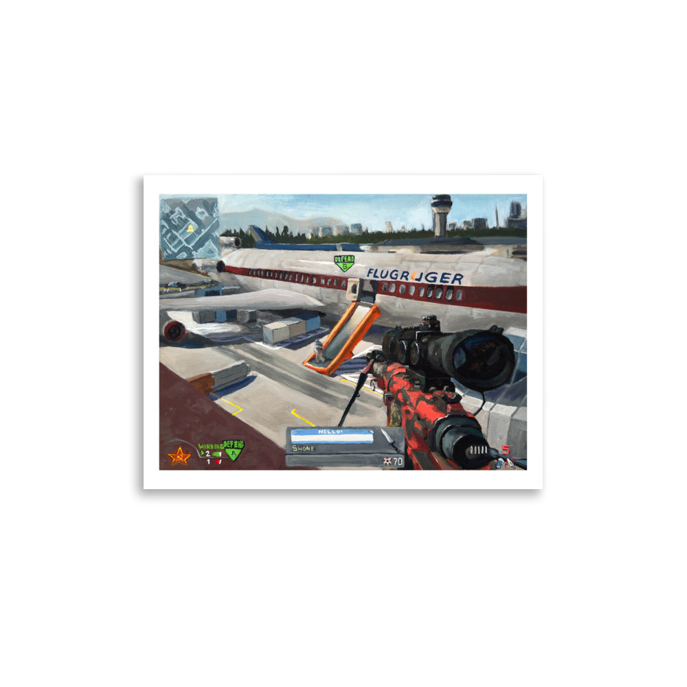Terminal Trickshot (MW2) - Poster Print