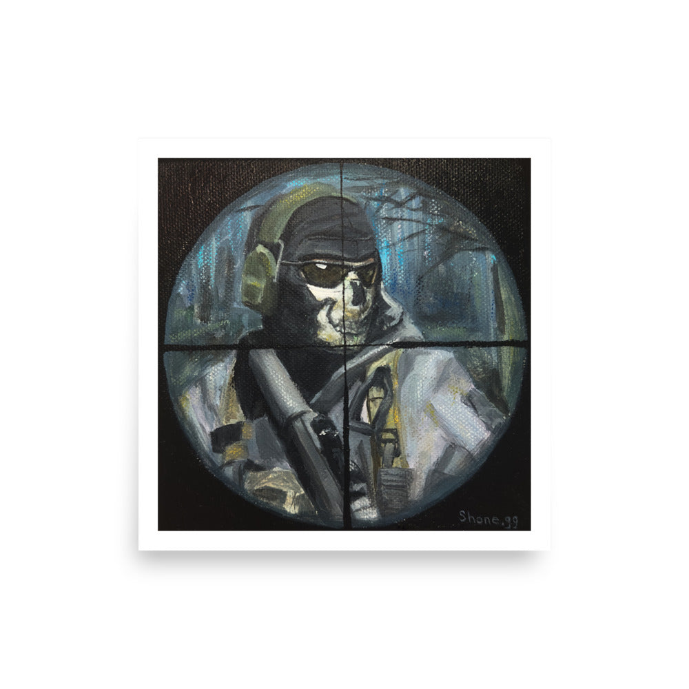 Ghost in the Crosshairs (MW2 2009) - Poster Print