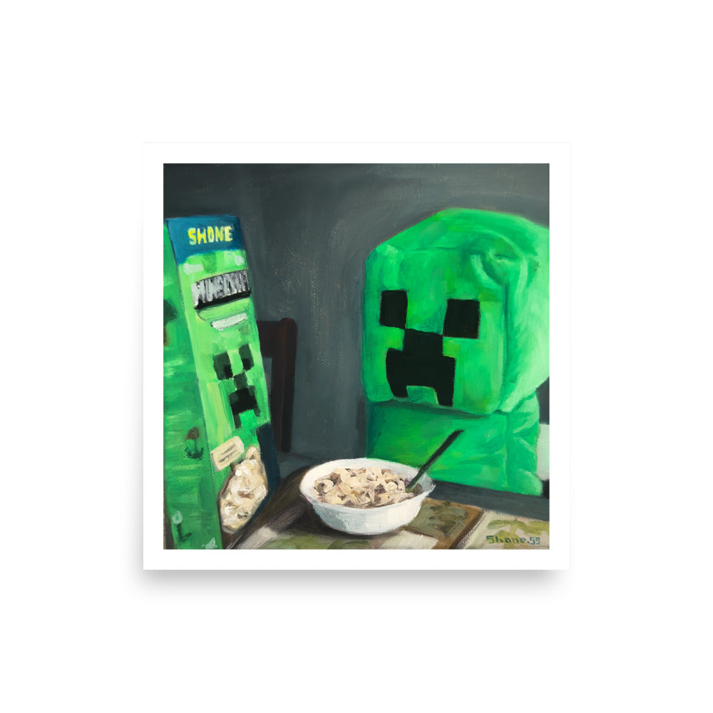 Self-Reflection (Minecraft) - Poster Print