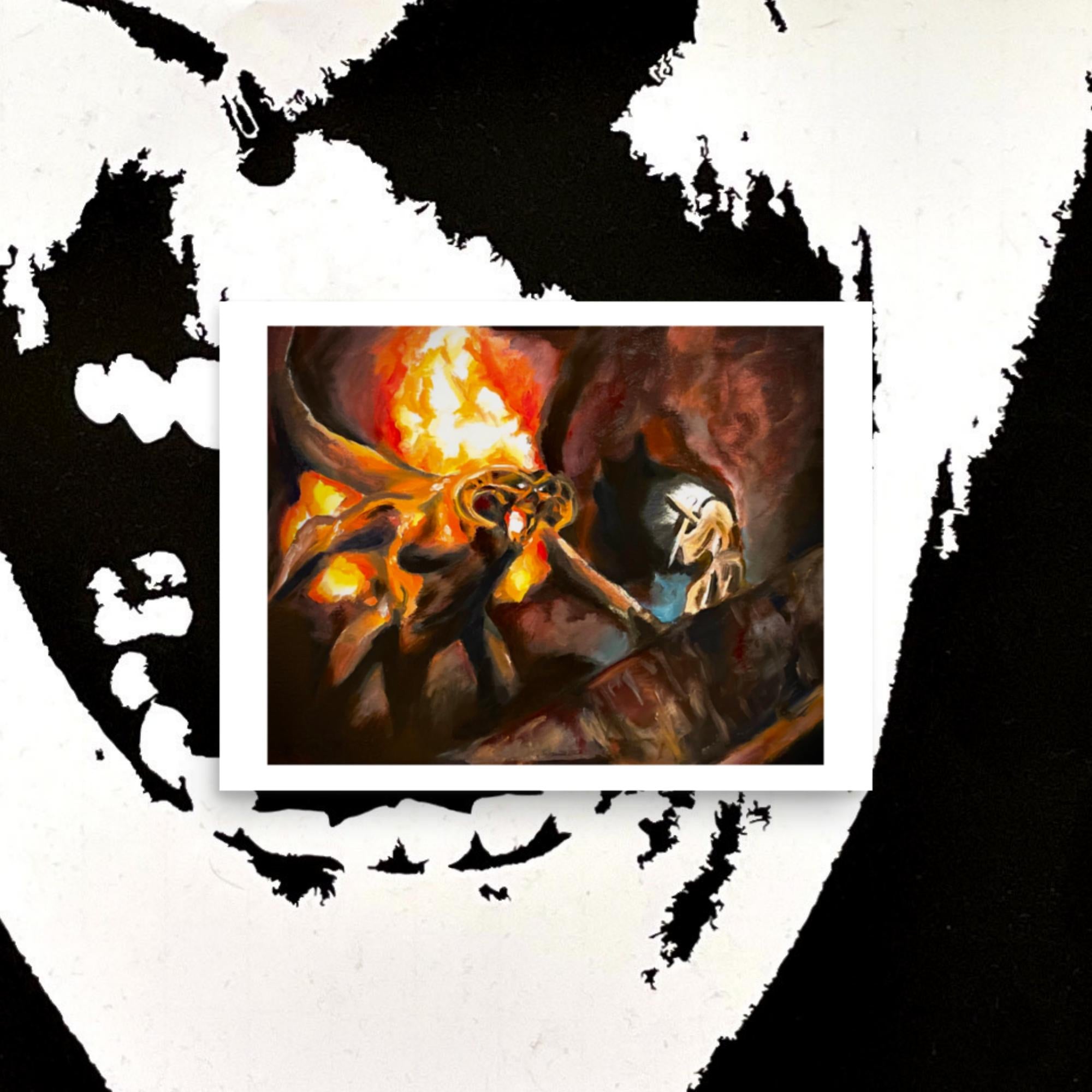 Gandalf vs. The Balrog Poster Print