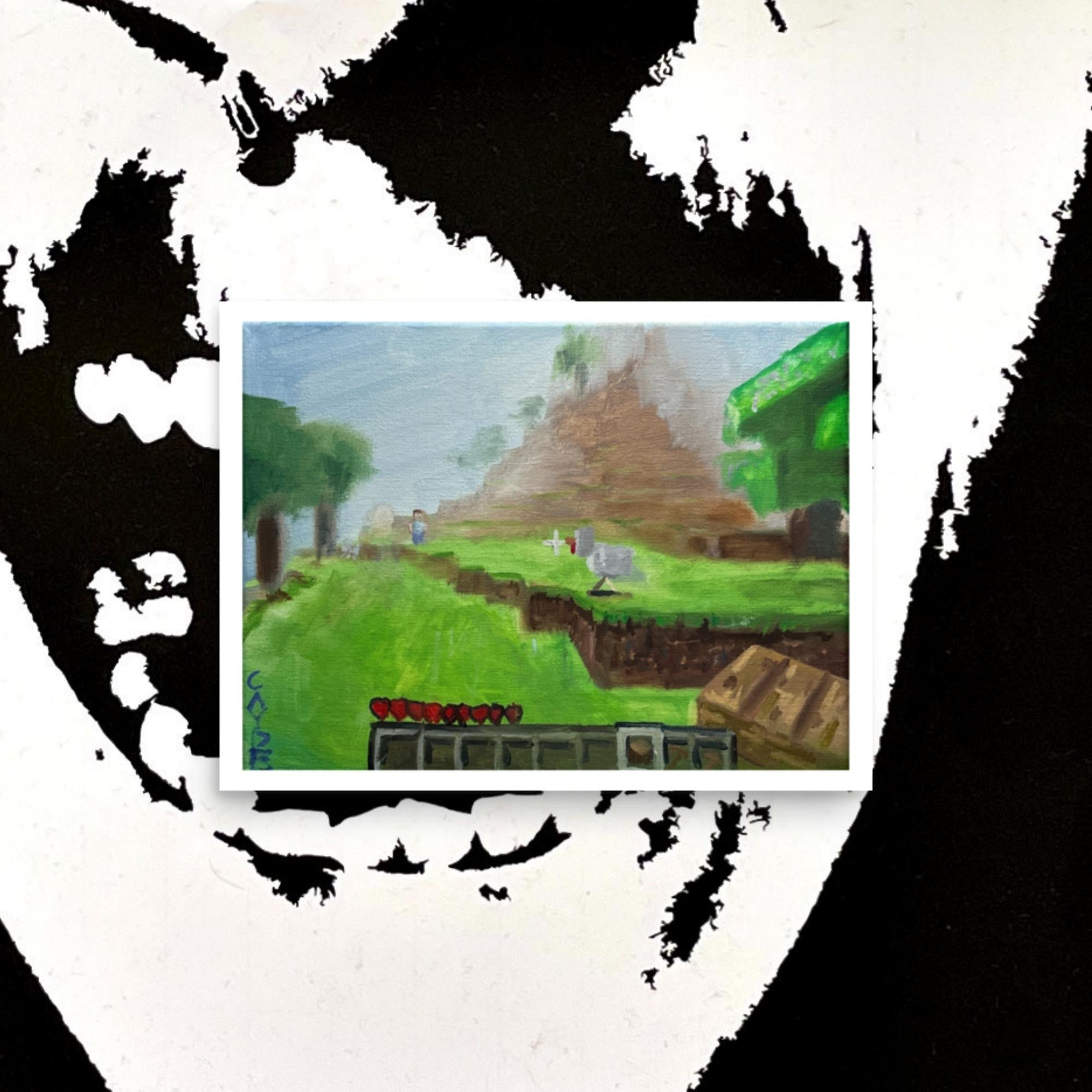 Herobrine Poster Print