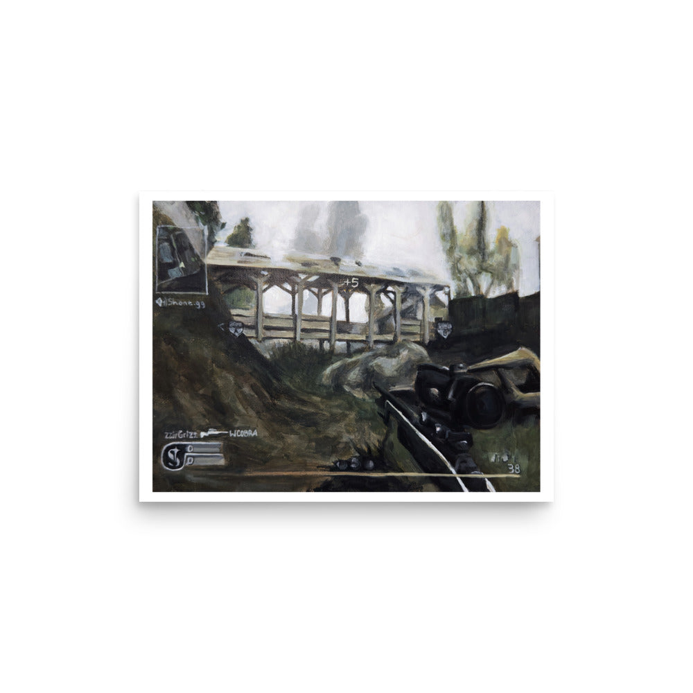 Overgrown No Scope (CoD4) - Poster Print
