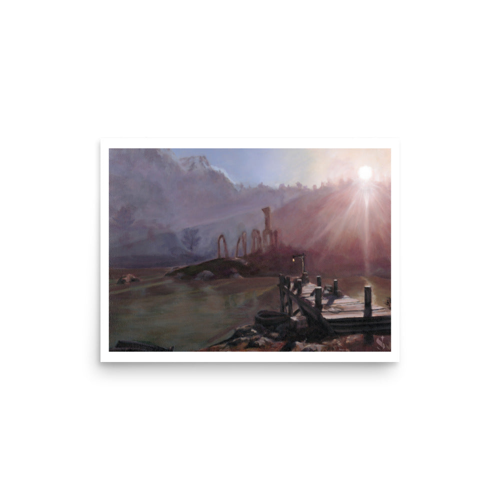 Leaving the Sewers (Oblivion Remastered) - Poster Print