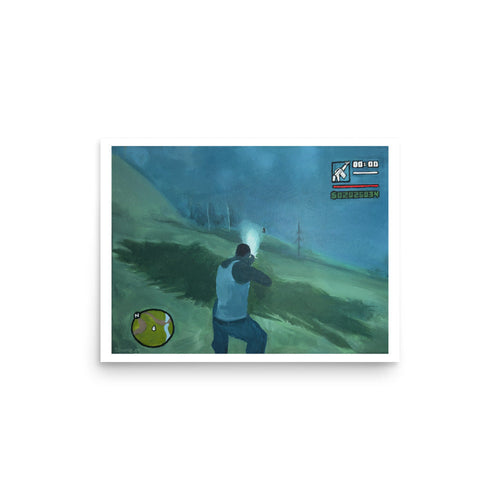 Bigfoot Confirmed (San Andreas) - Poster Print