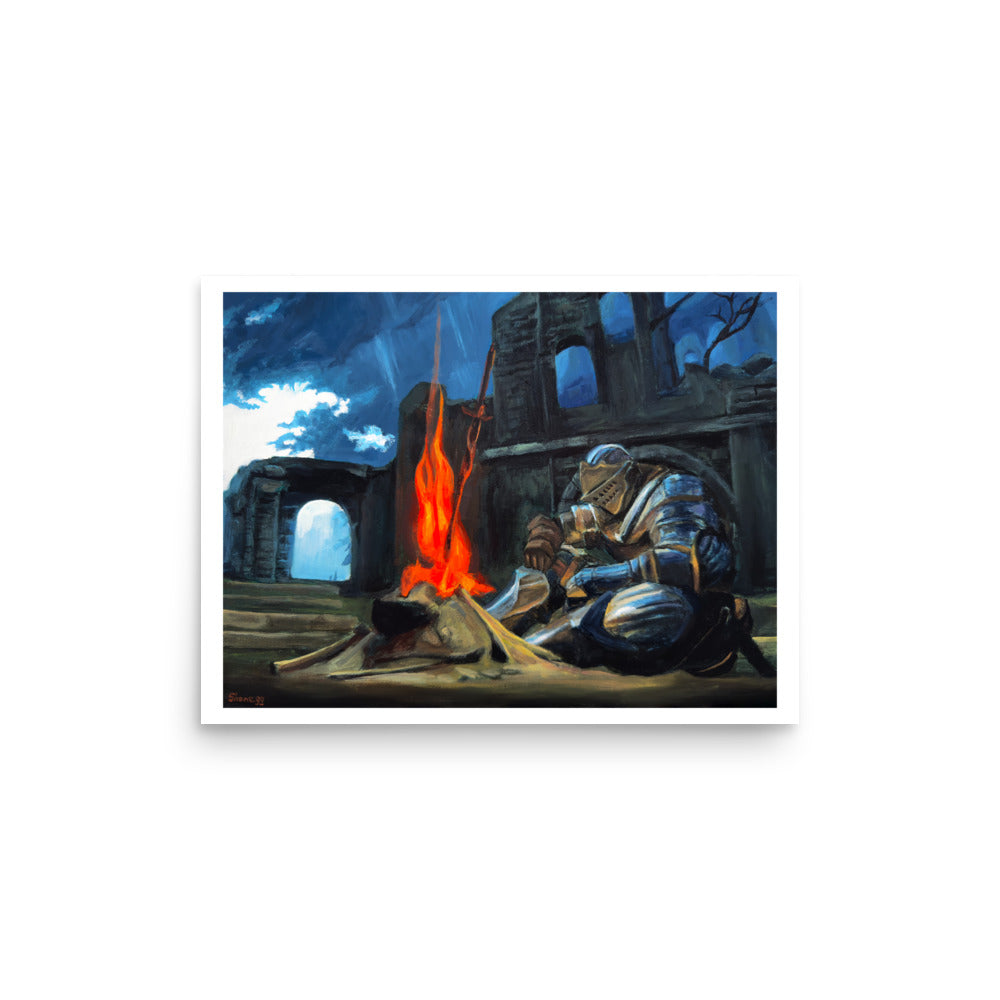 Firelink Shrine (Dark Souls) - Poster Print