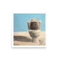 Sackboy Toilet (Little Big Planet) - Poster Print
