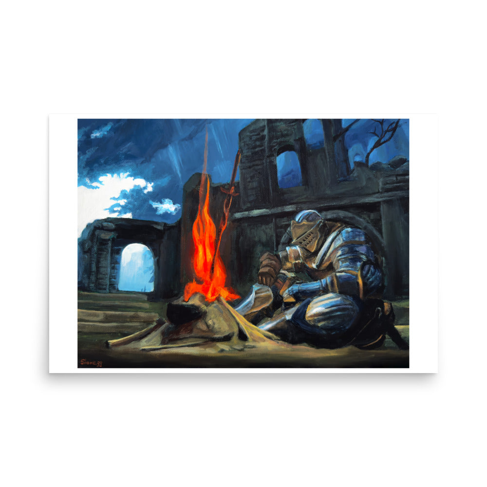 Firelink Shrine LARGE - Poster Print