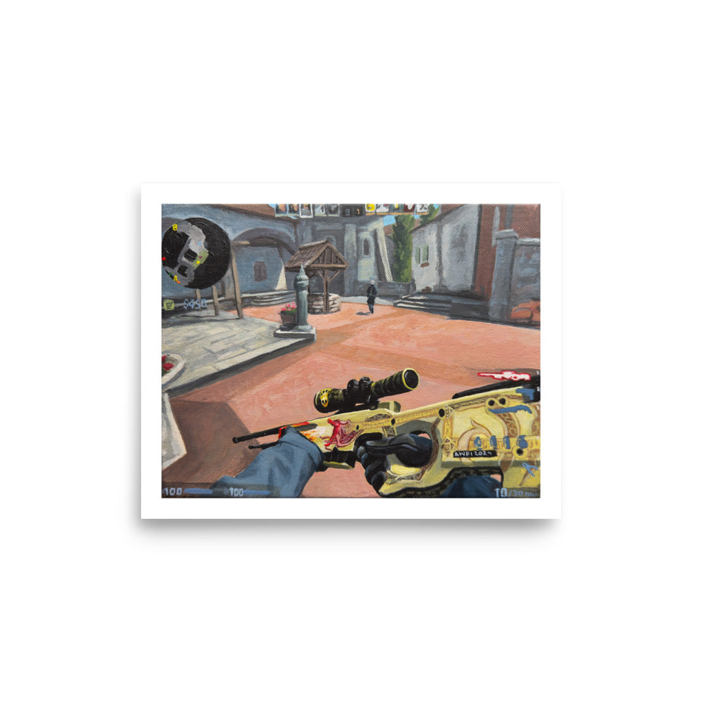 Dragon Lore on Inferno (CS) - Poster Print