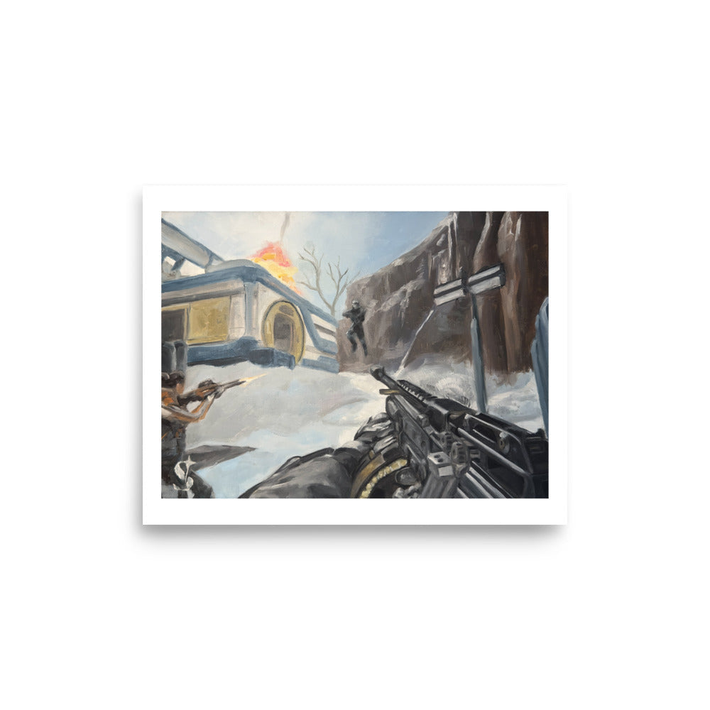 Speakeasy on Bio Lab (AW) - Poster Print