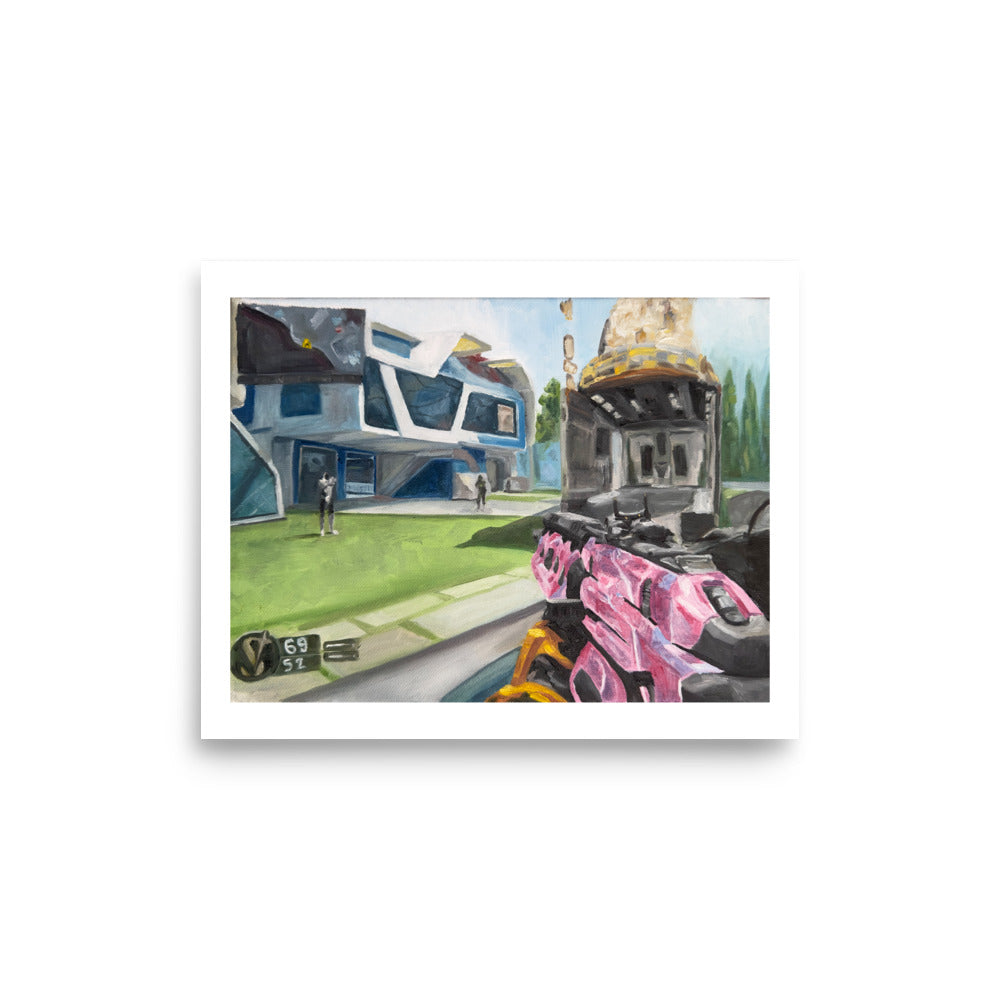 Man-O-War on Nuketown (BO3) - Poster Print