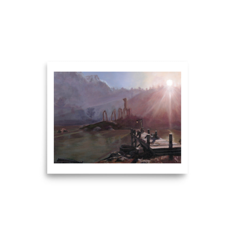 Leaving the Sewers (Oblivion Remastered) - Poster Print