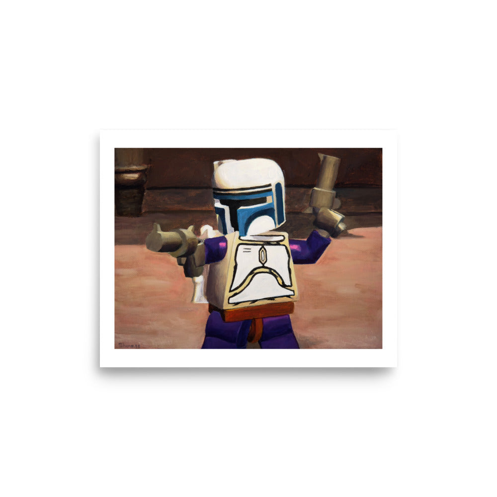 Jango Fett (LEGO) - Poster Print