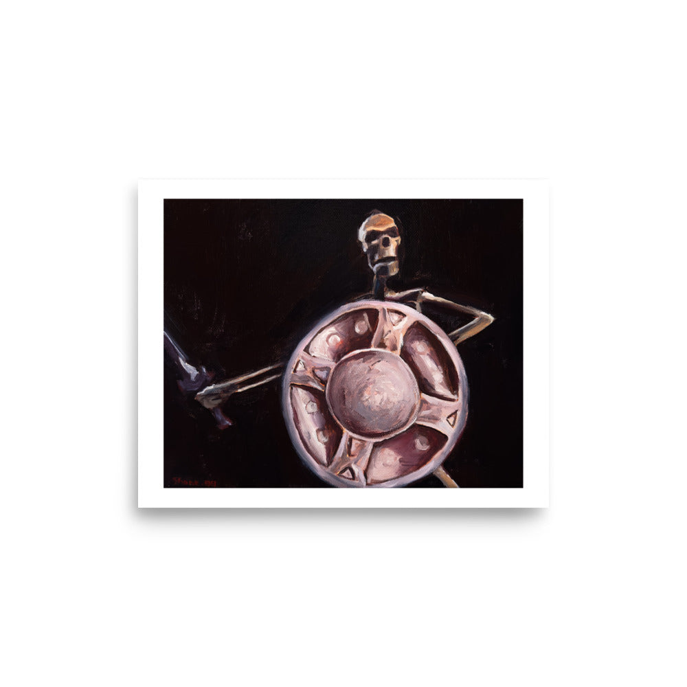Skyrim Skeleton - Poster Print