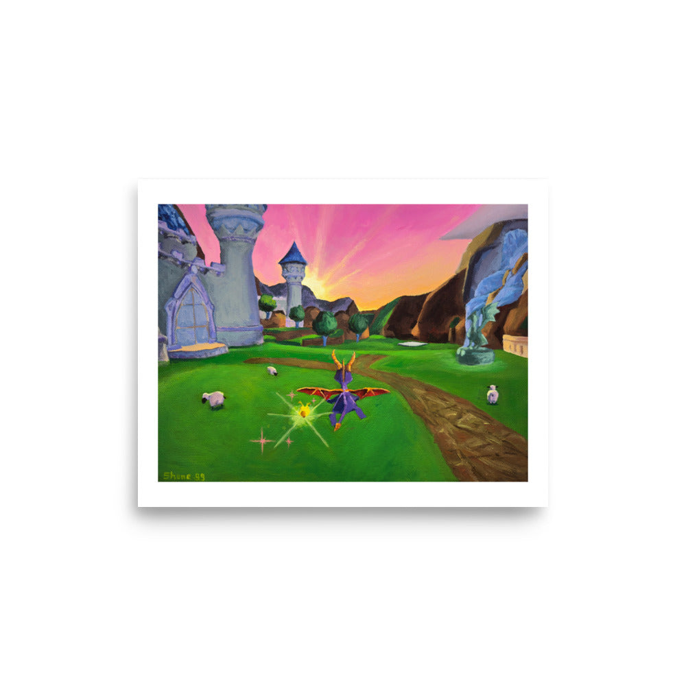 Spyro The Dragon - Poster Print