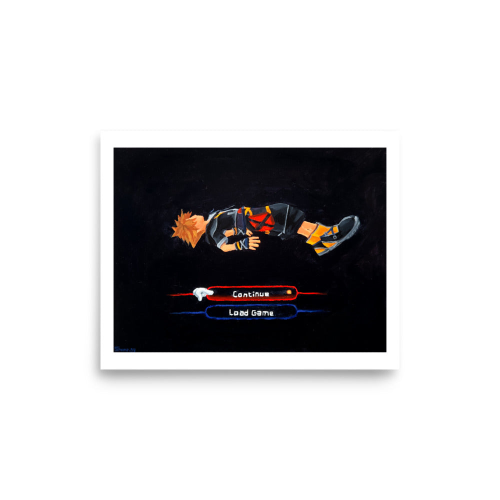 Game Over (KH2) - Poster Print