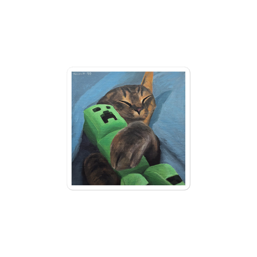 Creeper Cat - Sticker