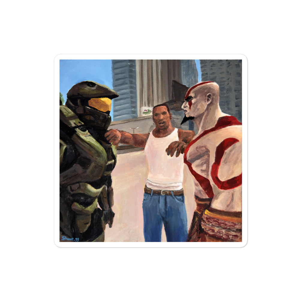 Console Wars - sticker