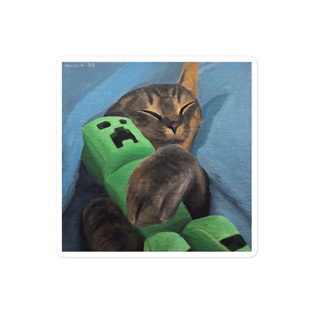 Creeper Cat - Sticker