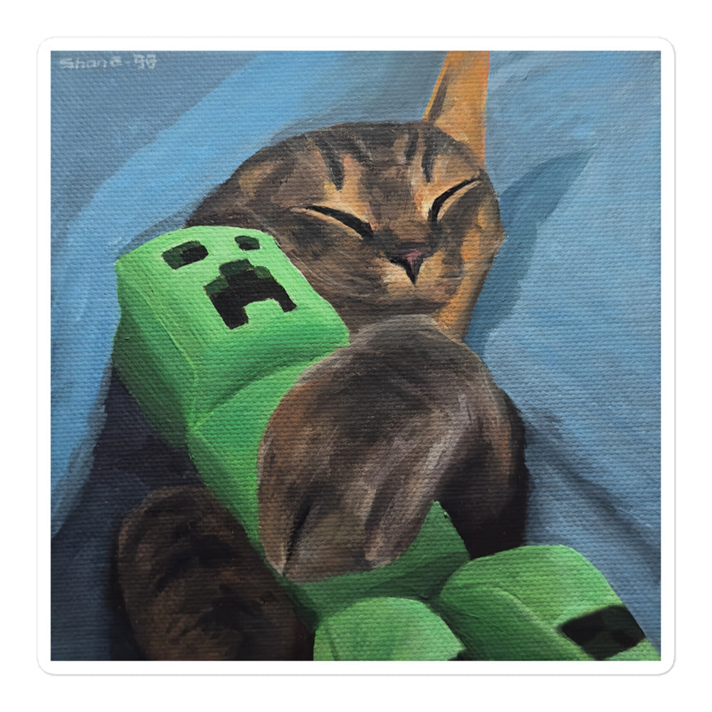 Creeper Cat - Sticker