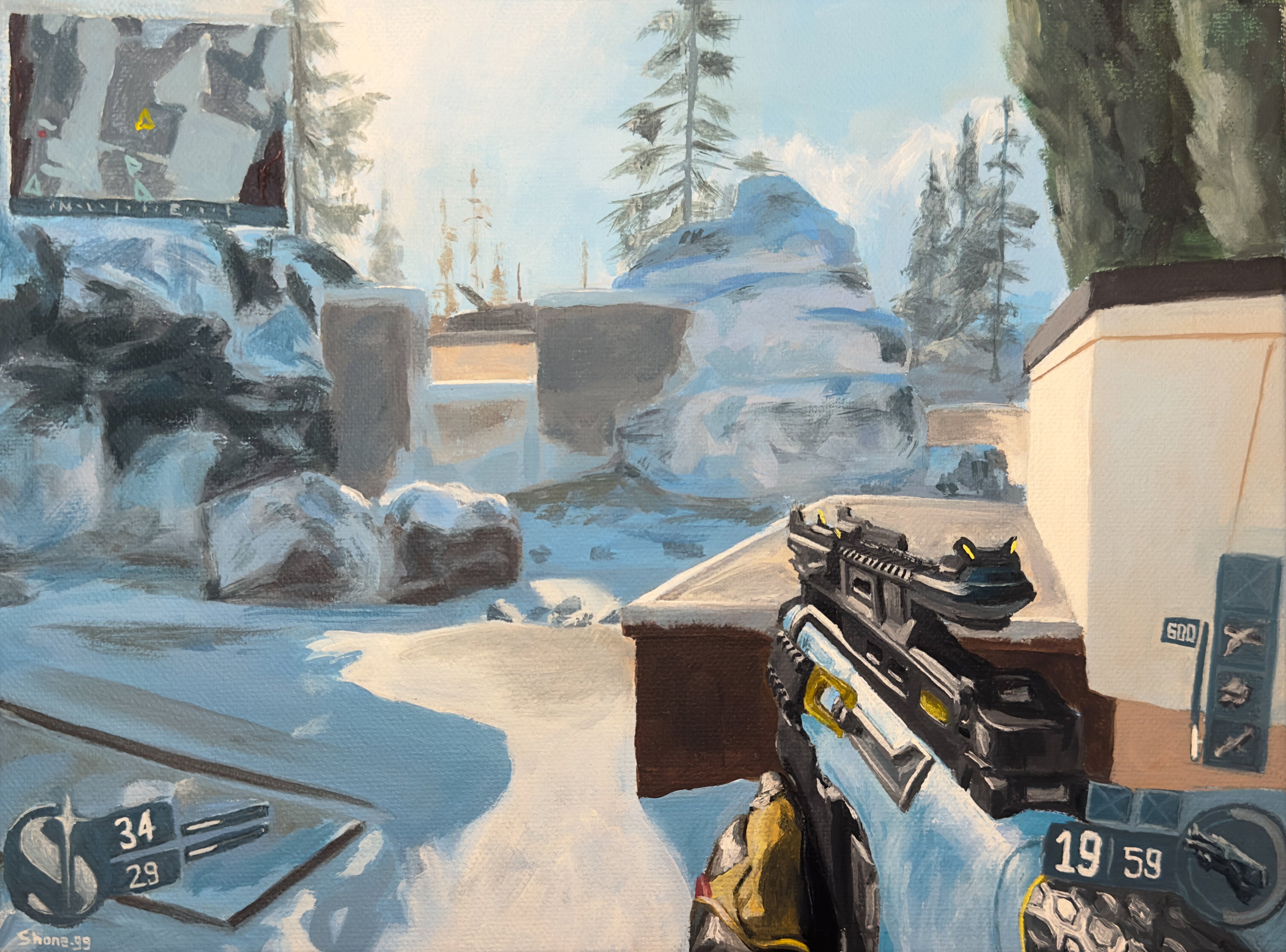 VMP (Ice Camo) - Original Painting