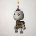 Birthday Sackboy (Little Big Planet) - Original Painting